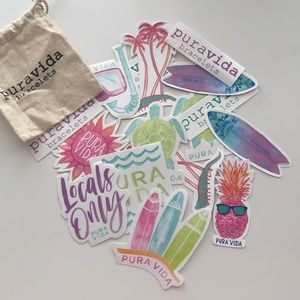 16 Pura Vida Stickers!